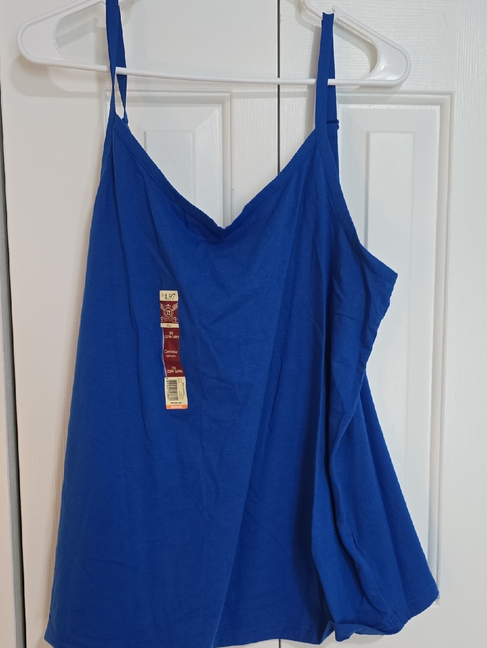 Blue Women’s Tank Top - Classic Spaghetti Strap